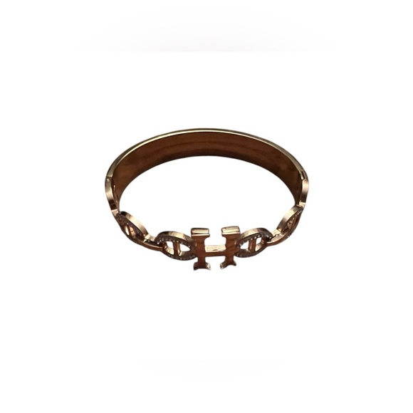 Luxury Hermes Style Earrings and Bangle/Bracelet set. Excellent Condition! - Picture 11 of 15